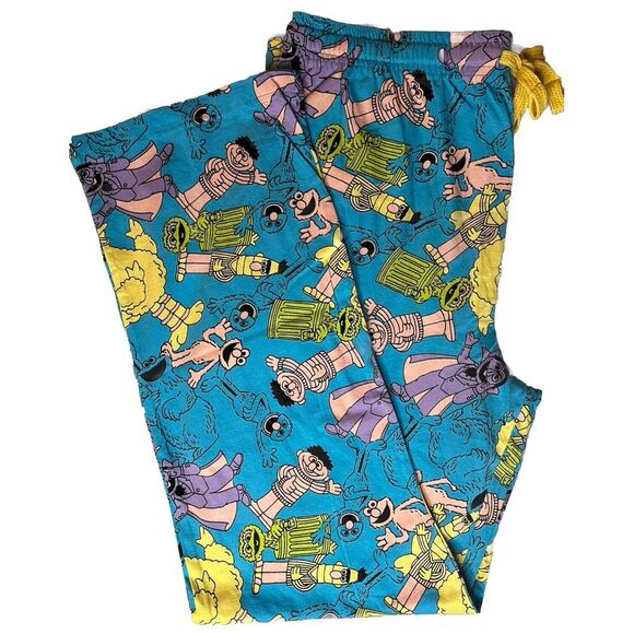 Sesame Street Other - Sesame Street Pajama Bottoms Adult Unisex Sizes Lg &‎ small CHRISTMAS GIFTS